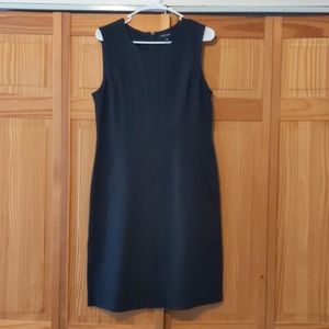 Lands End Black Sheath Dress